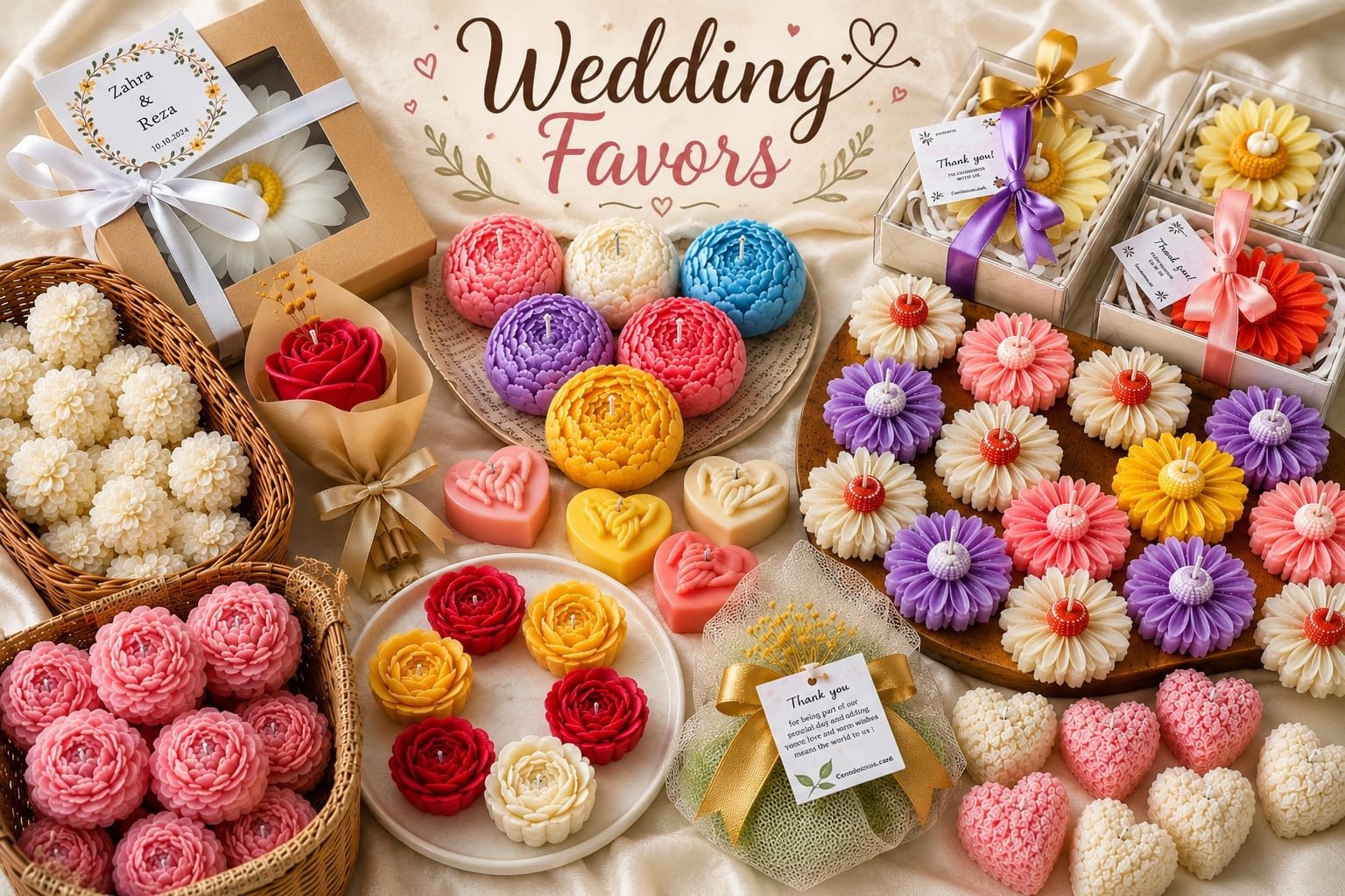 Wedding Favor Candles