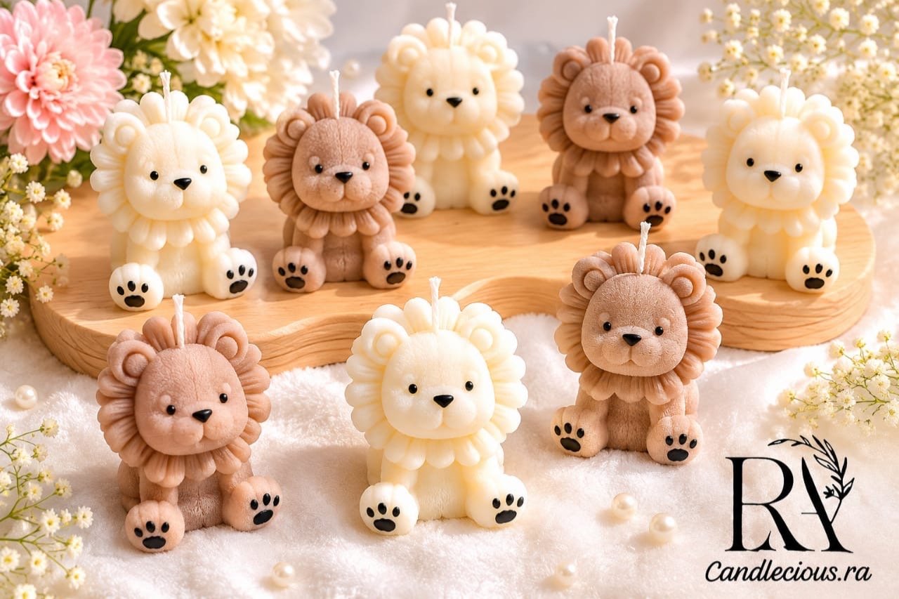 Lion candle 