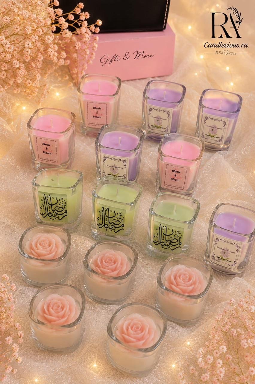 Shot glass candle