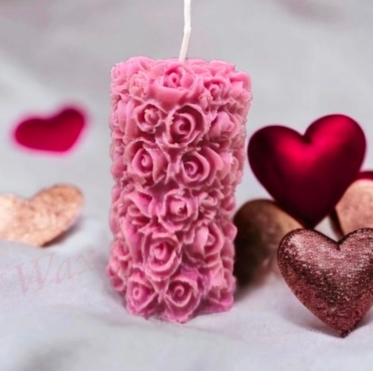 Floral long candle